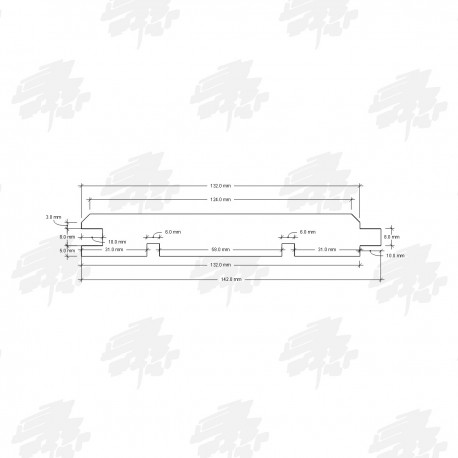 English Larch - Douglas Fir Internal Tongue and Groove Cladding